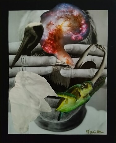 Gary Sweet Dreams Collages intitulée "Gary Sweet Dreams" par Marion Revoyre, Œuvre d'art originale, Collages