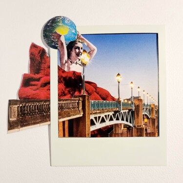 Collages intitolato "Smash" da Marion Revoyre, Opera d'arte originale, Collages