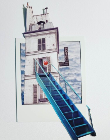 Collages intitulée "Au mois et à la jou…" par Marion Revoyre, Œuvre d'art originale, Collages