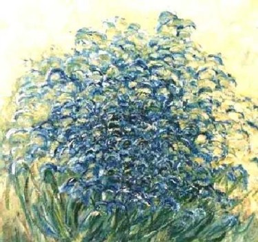 Painting titled "lavendel" by Marion Baars, Original Artwork