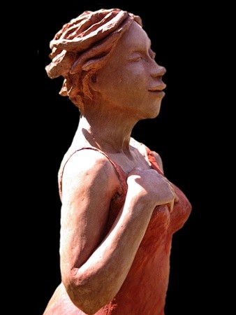 Sculpture intitulée "Femme terre" par Marion De La Fontaine, Œuvre d'art originale