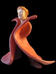 Sculpture intitulée "Le rêveur" par Marion De La Fontaine, Œuvre d'art originale