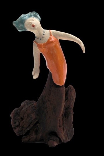 Sculpture intitulée "Petite danseuse 2" par Marion De La Fontaine, Œuvre d'art originale