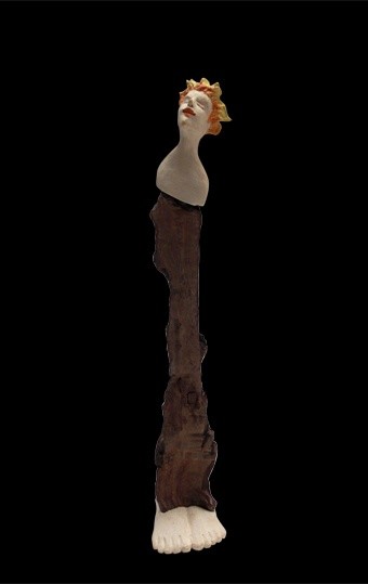 Sculpture intitulée "la sentinelle 2" par Marion De La Fontaine, Œuvre d'art originale