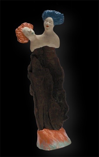 Sculpture intitulée "Duo 1" par Marion De La Fontaine, Œuvre d'art originale