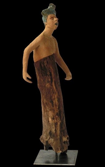 Sculpture titled "Le nonchalant" by Marion De La Fontaine, Original Artwork, Ceramics