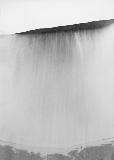 Eaux vives 1 Peinture intitulée "Eaux vives 1" par Marion Le Pennec, Œuvre d'art originale, Encre