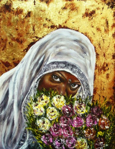 Pintura titulada "Los ojos del alma" por Marisa Espinosa García, Obra de arte original