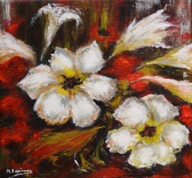 Pintura titulada "Flores 2" por Marisa Espinosa García, Obra de arte original