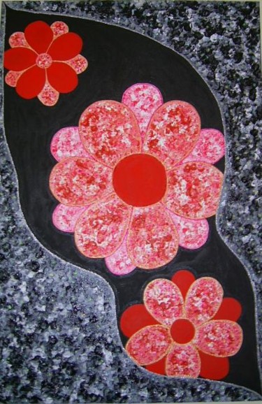Pintura titulada "Las flores de Lilit…" por Marisol Pita, Obra de arte original, Oleo