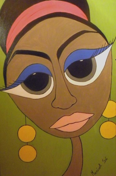 绘画 标题为“Nina Simone” 由Marisol Sá, 原创艺术品