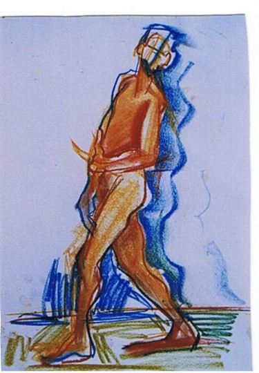 Drawing titled "Dancing" by Prema (Risto), Original Artwork