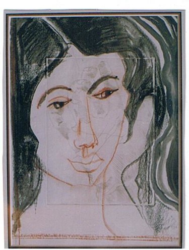 Pittura intitolato "Young girl" da Prema (Risto), Opera d'arte originale
