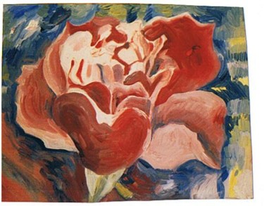 「Red rose」というタイトルの絵画 Prema (Risto)によって, オリジナルのアートワーク