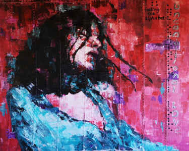 Unconditional love Malerei mit dem Titel "Unconditional love" von Marittie De Villiers, Original-Kunstwerk, Acryl Auf Gestell montiert
