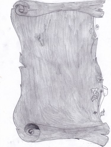 Drawing titled "Papyrus" by Marian Bogatu, Original Artwork, Pencil