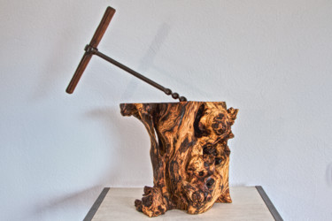 Sculpture titled "Inside" by Marian Bogatu, Original Artwork, Wood