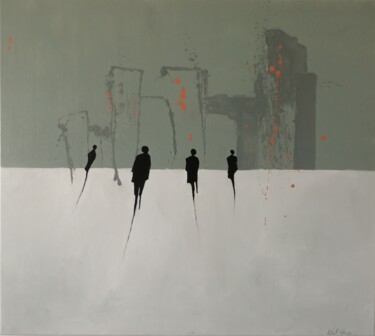 Malerei mit dem Titel "Find yourself" von Mariusz Makula, Original-Kunstwerk, Öl