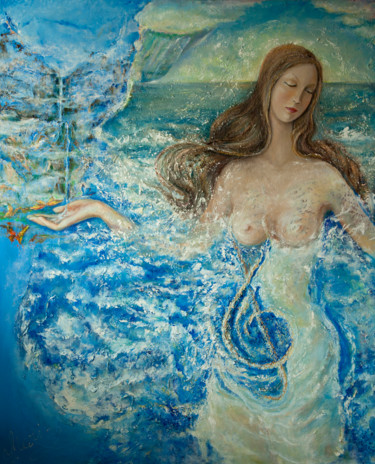 Картина под названием "Рождение" - Marina Vassileva-Suomalainen, Подлинное произведение искусства, Другой