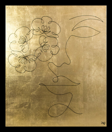 Картина под названием "Phalaenopsis de Bal…" - Mariya Velychko, Подлинное произведение искусства, Акрил Установлен на Деревя…