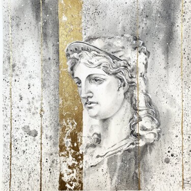 Pintura intitulada "Artemis" por Mariya Volynskih, Obras de arte originais, Aquarela
