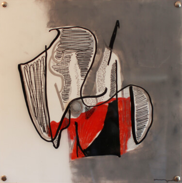 Peinture intitulée "FLAMENCO" par Mariza Jonath, Œuvre d'art originale, Acrylique