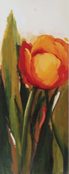 Pintura intitulada "tulipa" por M. Almeida, Obras de arte originais