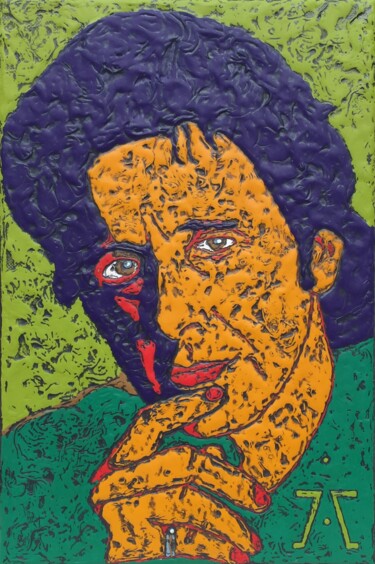 Painting titled "AL PACINO" by Marjinal, Original Artwork, Acrylic