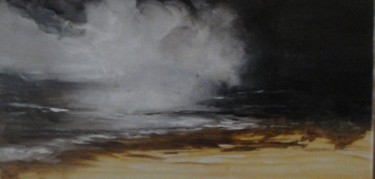 Peinture intitulée "orage2.jpg" par Marjyne, Œuvre d'art originale, Autre