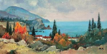 Картина под названием "Crimea, Gurzuf, day" - Mark Kremer, Подлинное произведение искусства, Масло