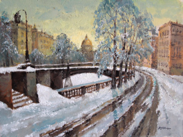 Painting titled "St.Petersburg" by Mark Kremer, Original Artwork, Oil