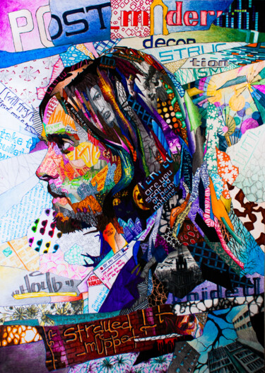 "Jared Leto" başlıklı Resim Mark Kucherov tarafından, Orijinal sanat, Mum boya