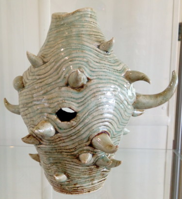 Sculpture titled "Ancient Power" by Mark Raymond Majchrzak, Original Artwork, Ceramics