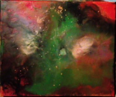 Painting titled "Galaxy" by Mark Raymond Majchrzak, Original Artwork, Encaustic