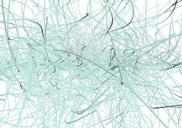 Цифровое искусство под названием "Particle theory" - Mark Robinson, Подлинное произведение искусства, 3D моделирование