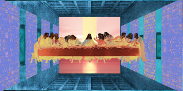 Цифровое искусство под названием "13-the-inverted-sup…" - Michael Schwahn, Подлинное произведение искусства, Цифровая живопи…