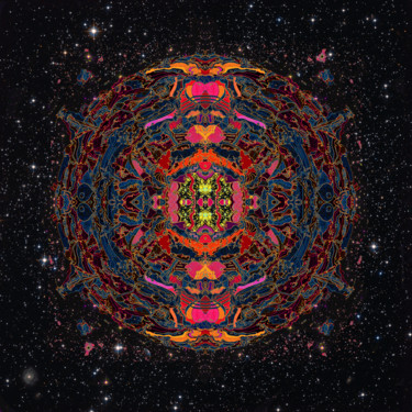 Digitale Kunst mit dem Titel "1-cosmic-creation-a…" von Michael Schwahn, Original-Kunstwerk