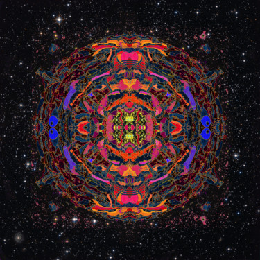 Digitale Kunst mit dem Titel "3-cosmic-creation-a…" von Michael Schwahn, Original-Kunstwerk