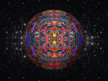 Arts numériques intitulée "5-cosmic-creation-a…" par Michael Schwahn, Œuvre d'art originale
