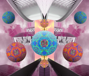 Digitale Kunst mit dem Titel "mandalas-in-luxembo…" von Michael Schwahn, Original-Kunstwerk