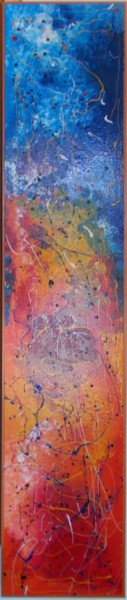 Painting titled "Oasi" by Marco Sergio Fassiotti, Original Artwork, Enamel