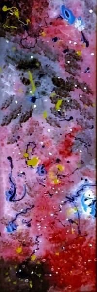 Pittura intitolato "Nebulosa Alpha" da Marco Sergio Fassiotti, Opera d'arte originale, Smalto