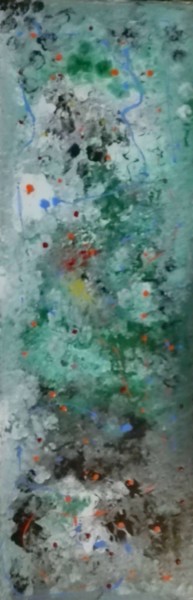 Painting titled "L'inverno sta arriv…" by Marco Sergio Fassiotti, Original Artwork, Enamel