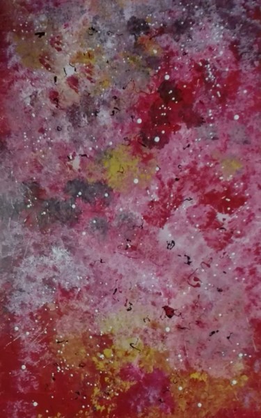 Painting titled "Magma" by Marco Sergio Fassiotti, Original Artwork, Enamel