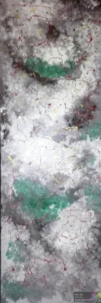 Pittura intitolato "Freddo Inverno" da Marco Sergio Fassiotti, Opera d'arte originale, Smalto Montato su Pannello di legno