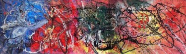 Pintura titulada "L'urlo di Mark" por Marco Sergio Fassiotti, Obra de arte original, Esmalte