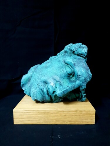 Скульптура под названием "Fragment 4" - Marko Grgat, Подлинное произведение искусства, Терракота
