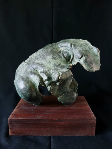 Скульптура под названием "Fragment 6" - Marko Grgat, Подлинное произведение искусства, Терракота