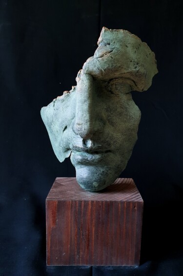 Скульптура под названием "Fragment 8" - Marko Grgat, Подлинное произведение искусства, Терракота