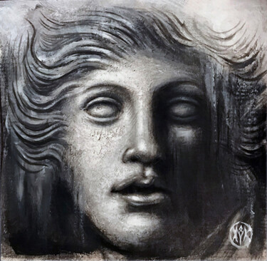 Ζωγραφική με τίτλο "Medusa I" από Marko Karadjinovic, Αυθεντικά έργα τέχνης, Ακρυλικό
